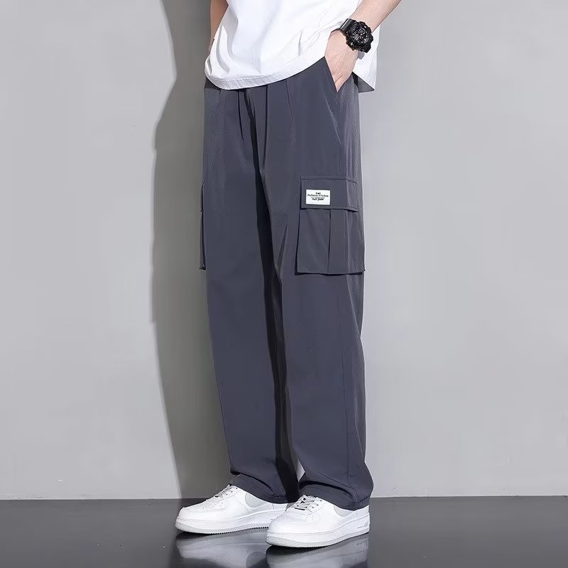 Men's Summer New Ice Silk Overalls
