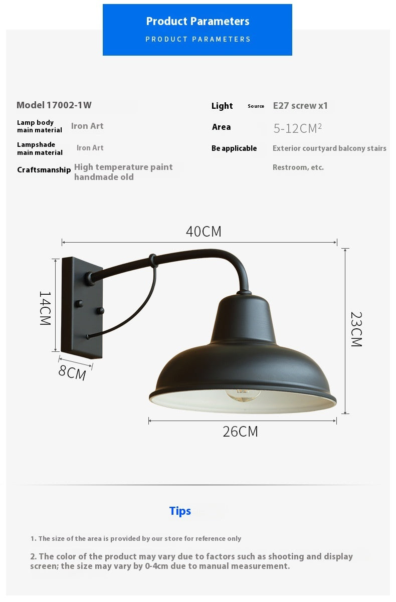 Retro LED Outdoor Wall Lamp