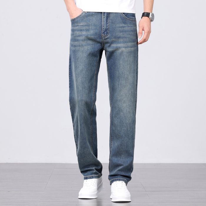 Loose Straight Summer Thin Men's Jeans