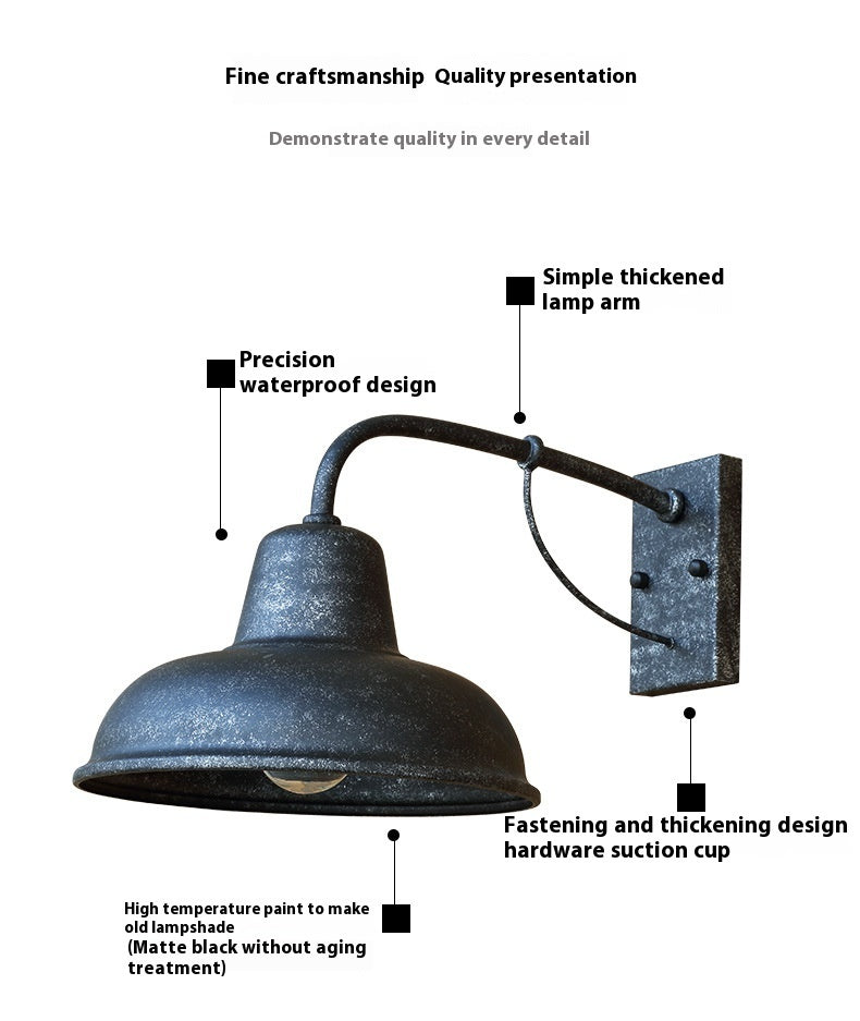 Retro LED Outdoor Wall Lamp