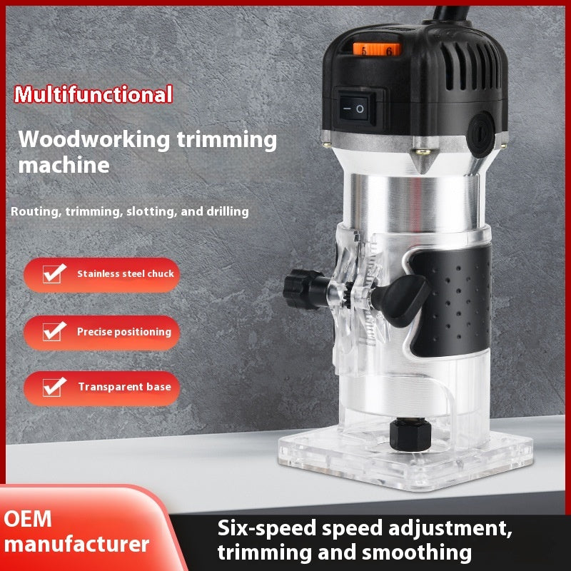 6-speed Control Electric Woodworking Trimmer Electric Router