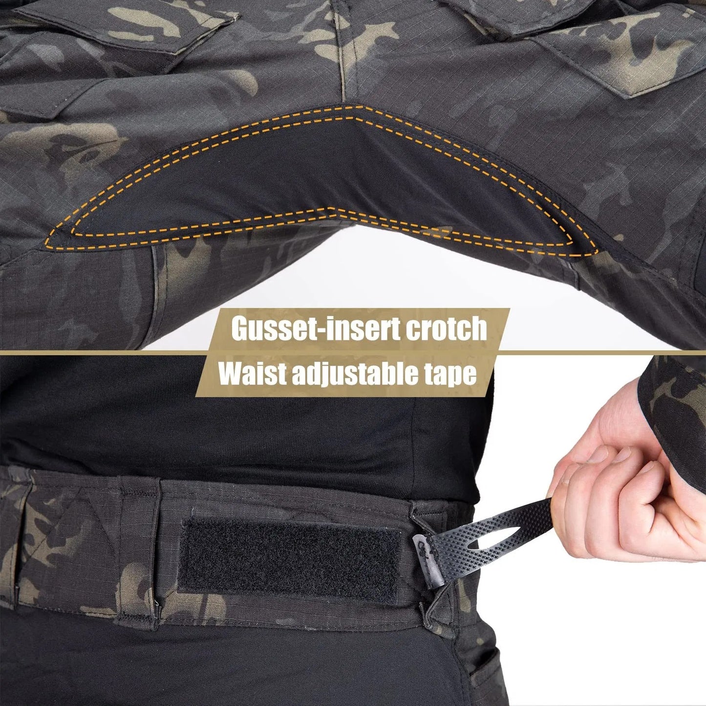VOTAGOO G3 Combat Pants With Knee Pads Tactical Military Trousers Hunting Multicam Pants For Men Rip-Stop Airsoft Gear