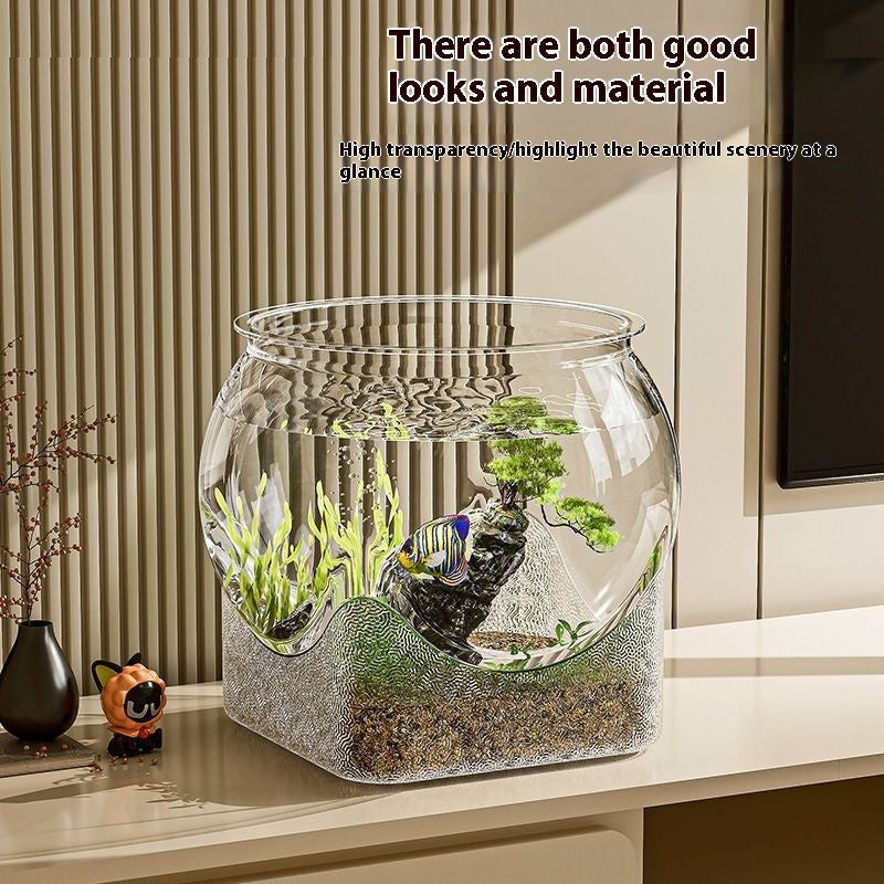 Transparent PET Material Simple And Durable Plastic Drop-resistant Fish Tank
