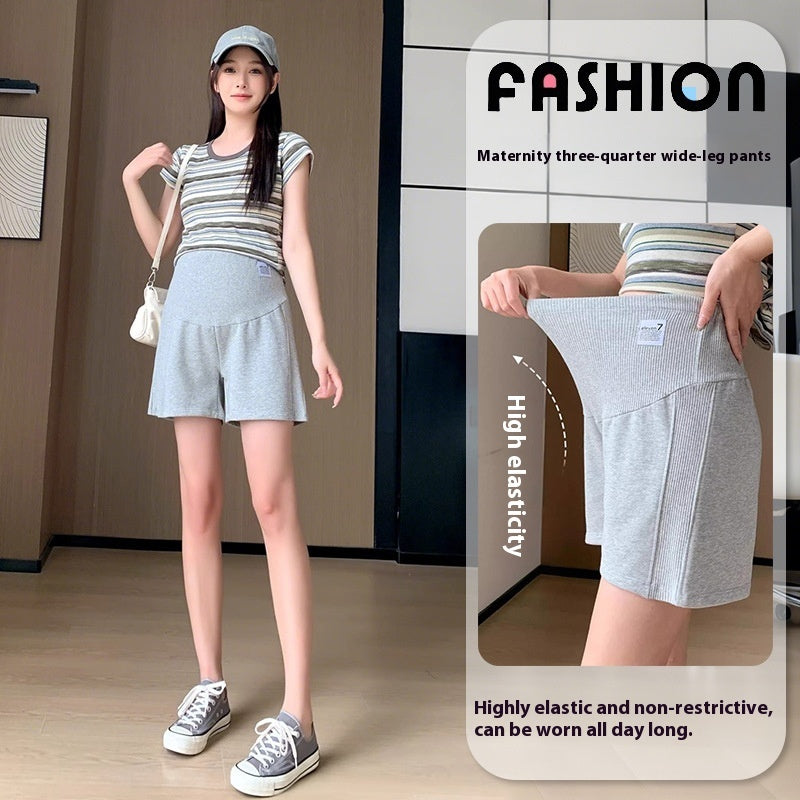 Casual Sports Belly Support One Third Legging Pants