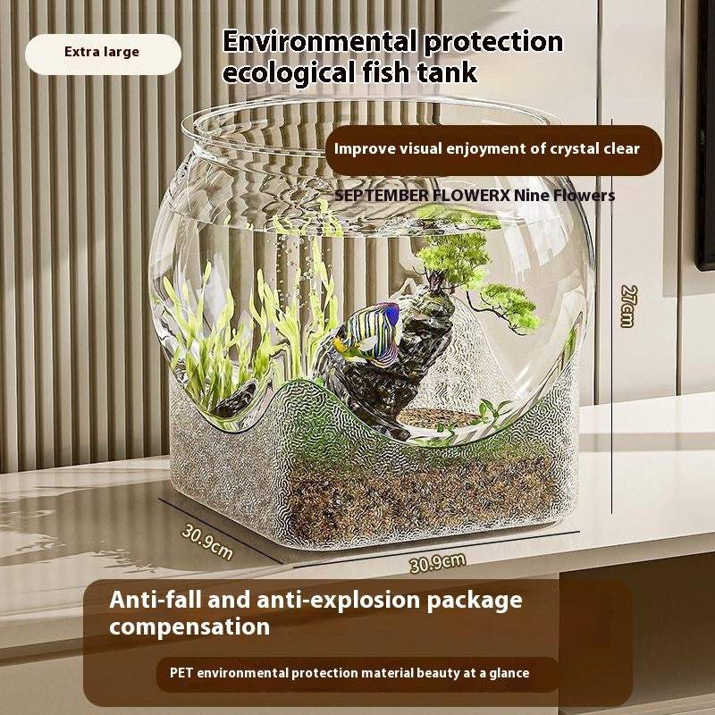 Transparent PET Material Simple And Durable Plastic Drop-resistant Fish Tank