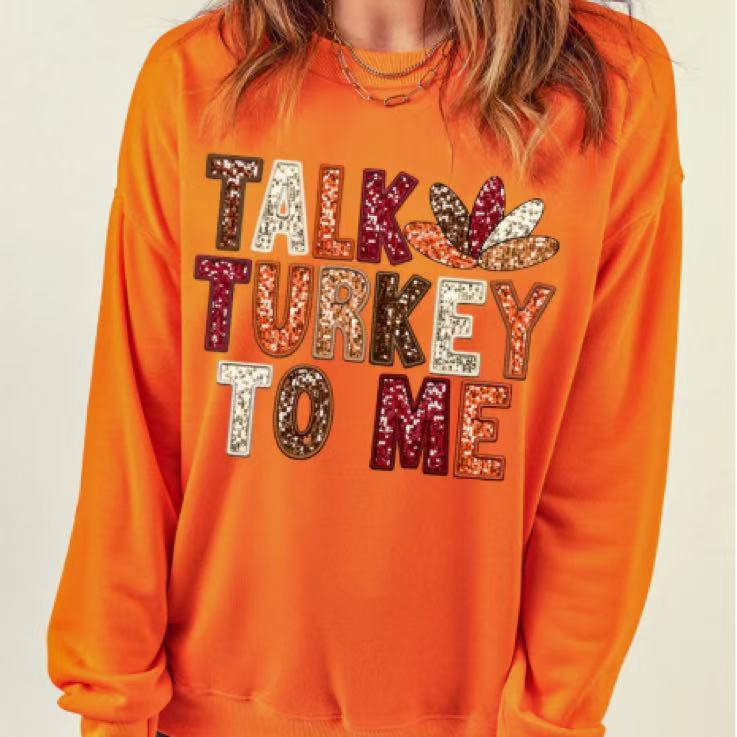 Women's New Round Neck-letter Printed All-matching Top