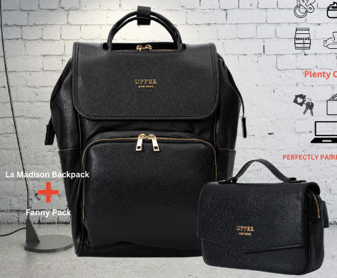 Large Capacity Multifunctional Shoulder PU Backpack